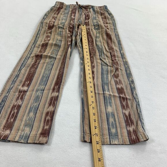 Freak N Chic 100% Woven Cotton Wide Leg Elastic Waist Drawstring Medium Beige M - Picture 8 of 8